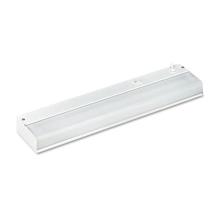 Ledu® Under-Cabinet Fluorescent Fixture, Steel, 18.25"w x 4"d x 1.63"h, White (LEDL9011)