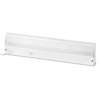 Ledu® Under-Cabinet Fluorescent Fixture, Steel, 18.25"w x 4"d x 1.63"h, White (LEDL9011)