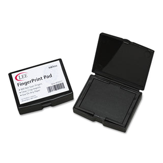 LEE Inkless Fingerprint Pad, 2 1/4 x 1 3/4, Black (LEE03027)