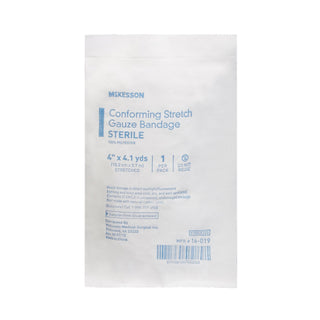 McKesson Conforming Bandage 4 Inch X 4-1/10 Yard Sterile 1 per Pack (999366_CS)