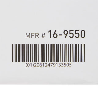 McKesson Flexible Drinking Straw 7-3/4 Inch Length White Individually Wrapped (485517_BX)