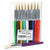 Charles Leonard® Stubby Brush Set, Natural Bristle, Round Profile, 10/Set (LEO73210) (LEO73210)