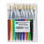 Charles Leonard® Stubby Brush Set, Natural Bristle, Flat Profile, 10/Set (LEO73290)