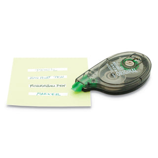 Tombow® MONO Correction Tape, Non-Refillable, Gray/Clear Applicator, 0.17" x 394", White Tape (TOM68620)