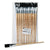 Charles Leonard® Long Handle Easel Brush, Size 22, Natural Bristle, Flat Profile, 12/Pack (LEO73599)