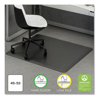 deflecto® Ergonomic Sit Stand Mat, 53 x 45, Black (DEFCM24242BLKSS)