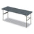 Iceberg IndestrucTables Too 1200 Series Folding Table, 72w x 24d x 29h, Charcoal (ICE65387)