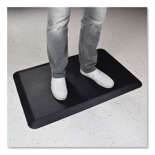 deflecto® Anti-Fatigue Mat, 36 x 24, Black (DEFAFP2436) (DEFAF2436PU)