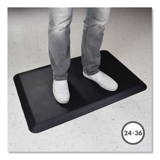 deflecto® Anti-Fatigue Mat, 36 x 24, Black (DEFAFP2436) (DEFAF2436PU)