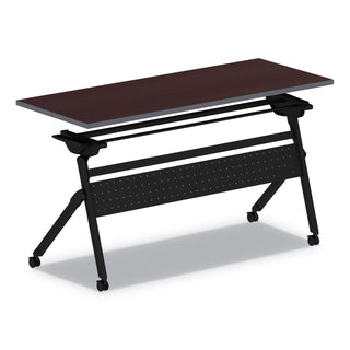 Alera® Flip and Nest Table Base, 55 7/8w x 23 5/8d x 28 1/2h, Black (ALEVA7276BK)