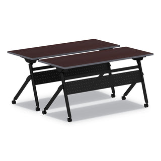Alera® Flip and Nest Table Base, 55 7/8w x 23 5/8d x 28 1/2h, Black (ALEVA7276BK)