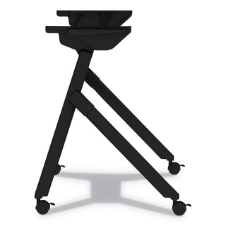 Alera® Flip and Nest Table Base, 55 7/8w x 23 5/8d x 28 1/2h, Black (ALEVA7276BK)