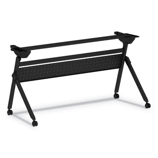 Alera® Flip and Nest Table Base, 55 7/8w x 23 5/8d x 28 1/2h, Black (ALEVA7276BK)