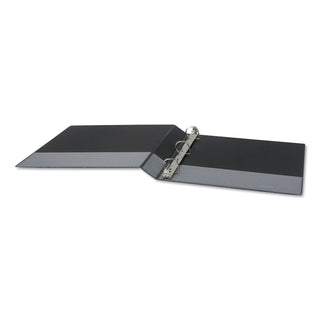 Universal® Slant D-Ring View Binder, 3 Rings, 1" Capacity, 11 x 8.5, Black (UNV20741)