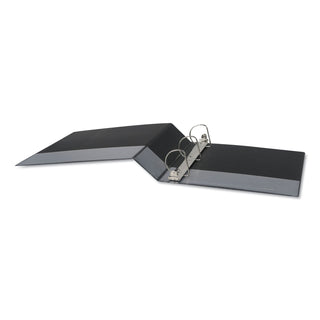 Universal® Slant D-Ring View Binder, 3 Rings, 2" Capacity, 11 x 8.5, Black (UNV20745)