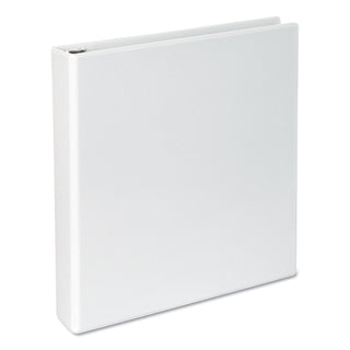 Universal® Slant D-Ring View Binder, 3 Rings, 1.5" Capacity, 11 x 8.5, White (UNV20744)