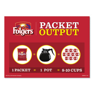 Folgers® Ground Coffee, Fraction Packs, Special Roast, 0.8 oz, 42/Carton (FOL06897)