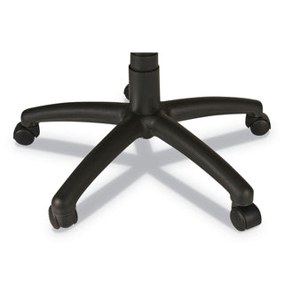 Alera® Etros Series Mesh Mid-Back Petite Swivel/Tilt Chair, Supports up to 275 lbs, Black Seat/Black Back, Black Base (ALEET4017B)