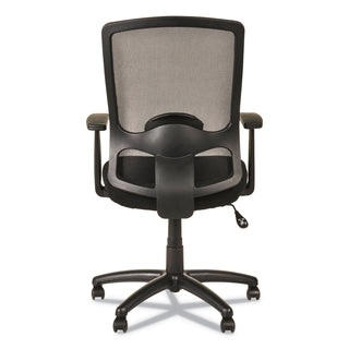 Alera® Etros Series High-Back Swivel/Tilt Chair, Supports up to 275 lbs, Black Seat/Black Back, Black Base (ALEET4117B)
