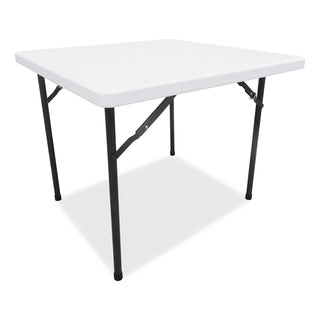 Alera® Square Plastic Folding Table, 36w x 36d x 29 1/4h, White (ALEPT36SW)