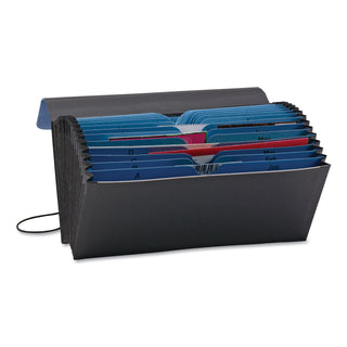 Smead™ Handy File w/ Pockets for Checks, 21 Sections, 1/2-Cut Tab, Blue/Black (SMD70506)