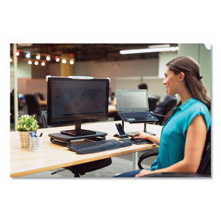 Kensington® SmartFit Monitor Stand Plus, 16.2w x 2.2d x 6h, Black (KMW52786)