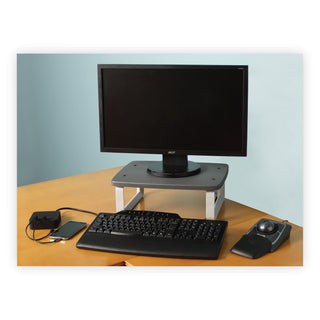 Kensington® SmartFit Monitor Stand Plus, 16.2w x 2.2d x 6h, Black (KMW52786)