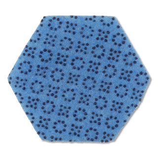 Scotch-Brite® PROFESSIONAL Low Scratch Scour Sponge 3000HEX, 4.45 x 3.85, Blue, 16/Carton (MMM3000HEX)