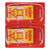 Universal® Deluxe Message Arrow Flags, "Sign Here", Yellow, 500/Pack (UNV99007)
