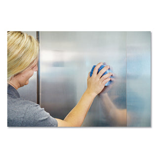 Scotch-Brite® PROFESSIONAL Low Scratch Scour Sponge 3000HEX, 4.45 x 3.85, Blue, 16/Carton (MMM3000HEX)