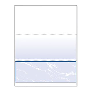 DocuGard™ Standard Security Check, 11 Features, 8.5 x 11, Blue Marble Bottom, 500/Ream (PRB04517)
