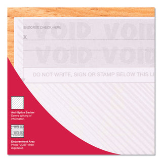 DocuGard™ Security Business Checks, 11 Features, 8.5 x 11, Blue Marble Top, 500/Ream (PRB04501)