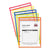C-Line® Stitched Shop Ticket Holders, Neon, Assorted 5 Colors, 75", 9 x 12, 10/Pack (CLI43920)