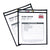 C-Line® Shop Ticket Holders, Stitched, Both Sides Clear, 50 Sheets, 8 1/2 x 11, 25/Box (CLI46911)