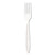 SOLO® Impress Heavyweight Full-Length Polystyrene Cutlery, Fork, White, 1000/Carton (SLOHSWF0007)