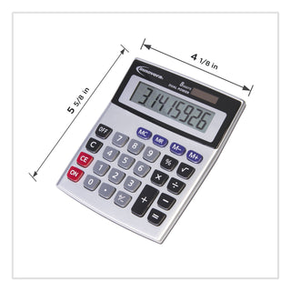 Innovera® 15927 Desktop Calculator, Dual Power, 8-Digit LCD Display (IVR15927)
