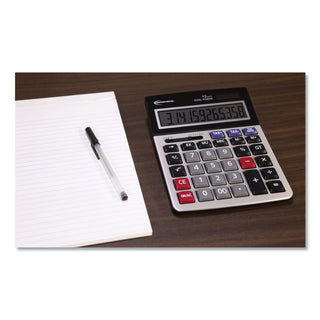 Innovera® 15975 Large Display Calculator, Dual Power, 12-Digit LCD Display (IVR15975)