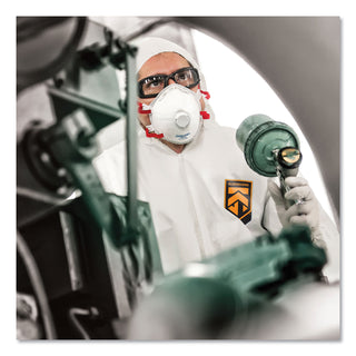 KleenGuard™ A40 Elastic-Cuff, Ankle, Hood and Boot Coveralls, 2X-Large, White, 25/Carton (KCC44335)
