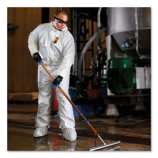 KleenGuard™ A40 Elastic-Cuff, Ankle, Hood and Boot Coveralls, 2X-Large, White, 25/Carton (KCC44335)