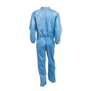 KleenGuard™ A20 Coveralls, MICROFORCE Barrier SMS Fabric, 2X-Large, Blue, 24/Carton (KCC58505)