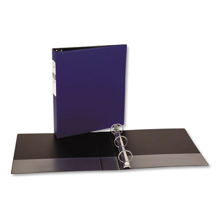 Avery® Economy Non-View Binder with Round Rings, 3 Rings, 2" Capacity, 11 x 8.5, Blue (AVE03500)