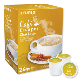 Café Escapes® Café Escapes Chai Latte K-Cups, 24/Box (GMT6805)