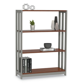 Linea Italia® Trento Line Bookcase, 31 1/2w x 11 1/2d x 43 1/4h, Cherry (LITTR735CH)