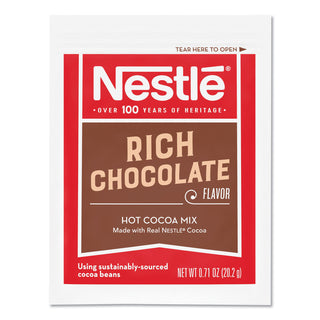 Nestlé® Hot Cocoa Mix, Rich Chocolate, 0.71 oz Packets, 50/Box, 6 Box/Carton (NES25485CT)