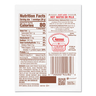 Nestlé® Hot Cocoa Mix, Dark Chocolate, 0.71 oz, 50/Box (NES70060)