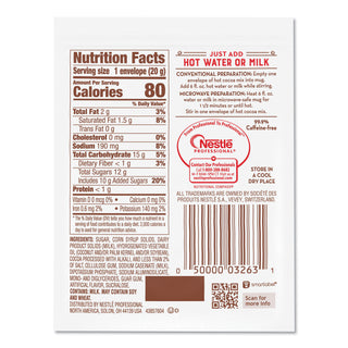 Nestlé® Hot Cocoa Mix, Rich Chocolate, 0.71 oz Packets, 50/Box, 6 Box/Carton (NES25485CT)