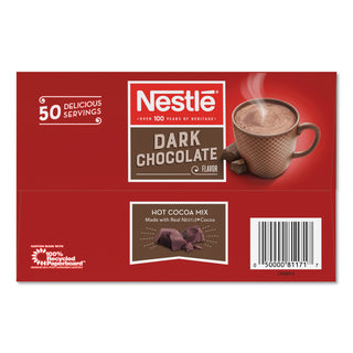 Nestlé® Hot Cocoa Mix, Dark Chocolate, 0.71 oz, 50/Box (NES70060)
