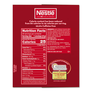 Nestlé® No-Sugar-Added Hot Cocoa Mix Envelopes, Rich Chocolate, 0.28 oz Packet, 30/Box (NES61411)