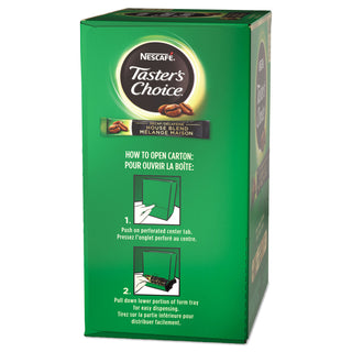 Nescafé® Taster's Choice Stick Pack, Decaf, 0.06oz, 80/Box (NES66488)