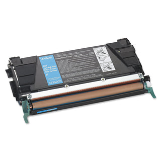 Lexmark™ C5240CH Return Program High-Yield Toner, 5000 Page-Yield, Cyan (LEXC5240CH)